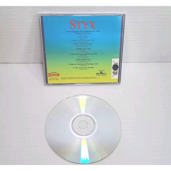 Styx I CD 1998 One Way Records Rare 1972 Album Rock Music OOP Collectible HTF - Picture 2 of 2